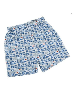 Zutano Unisex Baby Primary Solid Shorts Periwinkle Baby